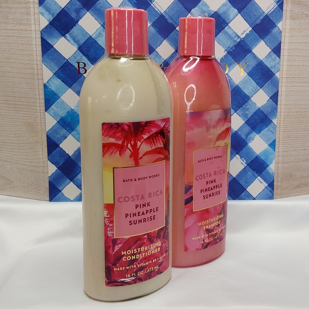 Bath & Body Works Pink Pineapple Sunrise Shampoo and Conditioner Set - Picture 4 of 16